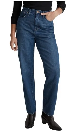 Madewell Baggy Straight Jeans Dark Worn Indigo Wash Size 30‎ Denim Casual thumbnail 1