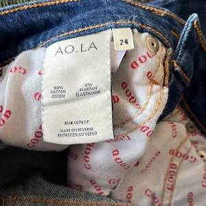 Alice + Olivia Dark Blue Denim High Rise Skinny Jeans thumbnail 4