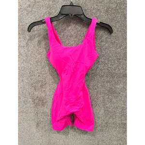 Buffbunny Women Romper XXS Pink Activewear Twist Back Cutout Bodysuit thumbnail 4