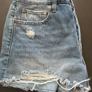 RSQ Vintage High Rise Blue Denim Shorts thumbnail 8