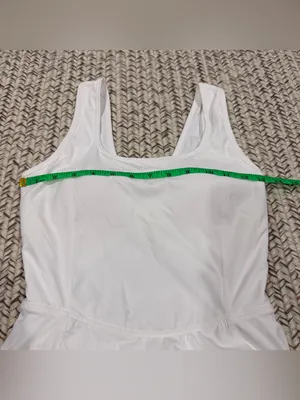 NWOT Halara White SoftlyZero Airy U Neck 2-in-1 Pocket Mini Active Dress thumbnail 11