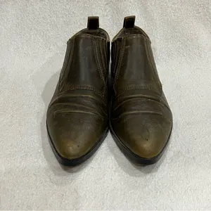 Premier Low Top Cowboy Boot in Olive Brown Size 7.5 thumbnail 9