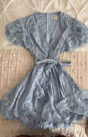 Hello Molly Dress Mini Blue thumbnail 1