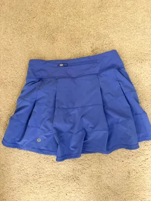 Lululemon Skirt Tennis Pleated periwinkle color thumbnail 2