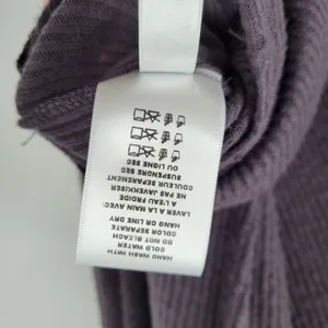 Anthropologie Eri + Ali Womens Sweater XS Gray Ribbed Knit Mock Neck Pullover thumbnail 5