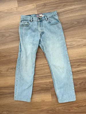 Old Navy Vintage Light Wash Straight Leg Jeans W29 L30 thumbnail 3