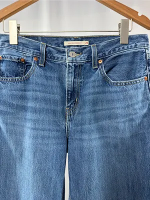 Levi’s Low Pro‎ Straight Leg Jeans in Blue Size 28 thumbnail 5