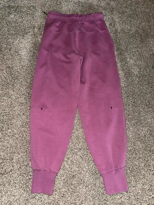 Women's Nike Sportswear Tech Fleece Jogger Pants in Light Bordeaux, Size XS thumbnail 5