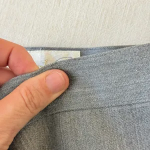 Cache Vintage made in USA High Rise Straight Leg Dress Pants Womens 2 Gray thumbnail 7