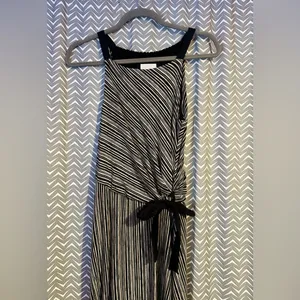Anthropologie / Maeve | Salsola Striped Hi-Low Tie-Waist Maxi Dress, size XS thumbnail 4