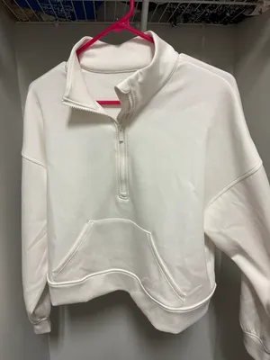All In Motion White Quarter Zip thumbnail 1