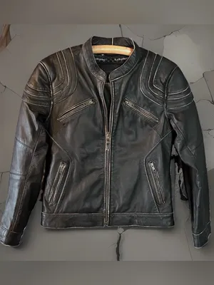 BLACK BRAND LEATHER MOTORCYCLE JACKET WOMEN'S CHARMER BLACK SIZE S/M Ret. $300 thumbnail 2