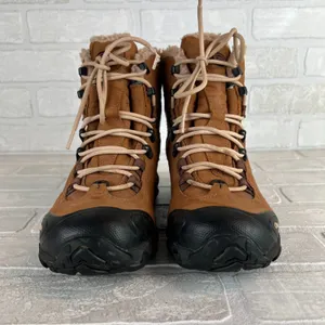 Oboz Bridger 7" Boots Womens 7 Brown Sherpa Mid Insulated Hiking Bdry Waterproof thumbnail 8