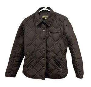 Eddie Bauer Womens Black Diamond‎ Quilted Goose Down Puffer Jacket Size S Small thumbnail 1