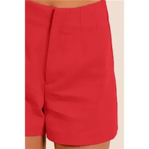BiBi Bandless‎ Tailored Shorts Red Size XL thumbnail 2