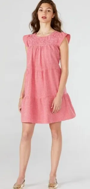 Maxwell and Geraldine The Rose Gingham Mini Dress Sz. XS thumbnail 1