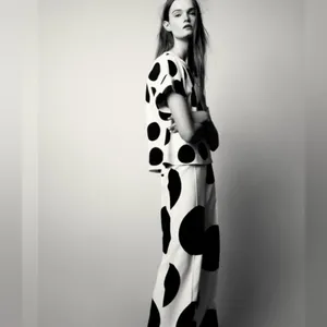 Zara ZW collection‎ polka dot top thumbnail 3