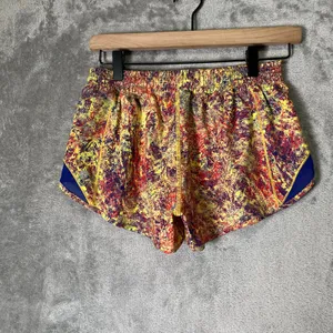 Lululemon Seawheeze Hotty Hot Short 2.5”‎ Yellow Woodland Size 8 Missing Liner thumbnail 2