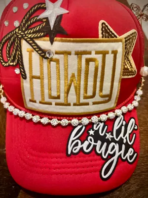 Statement Trucker Hat Red thumbnail 1