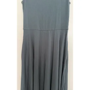 Quince Women Tencel Jersey Fit & Flare Dress Dark Olive Women's Size Medium thumbnail 8
