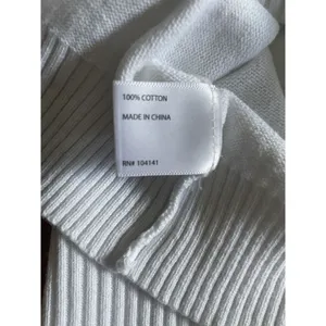 Lady Hagen White Sweater Vest L Argyle Diamond Knit Sleeveless Pullover Cotton thumbnail 7