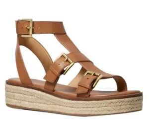 MICHAEL KORS Women's Acorn Ankle Strap Espadrille Sandals thumbnail 1