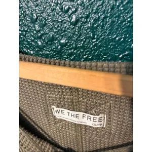 Free People Green Loose Fit Thermal Long Sleeve Sz XS thumbnail 2
