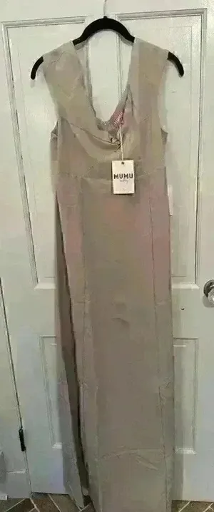 Show Me Your Mumu oyster color Zurich knot gown‎ NWT size XL thumbnail 1