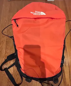 The North Face Borealis Backpack - Vibrant Orange & Black (Excellent Condition) thumbnail 4