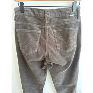 Mother High Waisted Looker‎ Ankle Chew Corduroy Jeans 27 Skinny Layered staple thumbnail 5