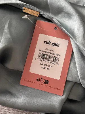Cult Gaia Chantel Skirt in Celadon thumbnail 4