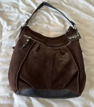 Clarks Women's Hobo Bag in Rich Brown and Black thumbnail 1