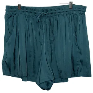 Abercrombie & Fitch Sleepwear Green Elastic Drawstring Pajamas Shorts Size XL thumbnail 2
