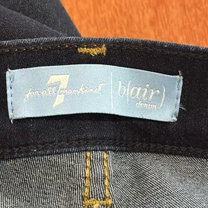 7 For All Mankind b(air) Skinny Jeans Womens Dark‎ Indigo Stretch Denim 26 thumbnail 6