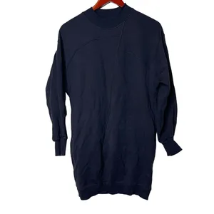 Lululemon Broken Beats Sweater Oversized Dress Black Womens XXS thumbnail 3