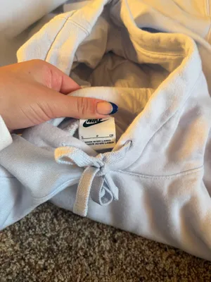Small Nike Light Blue Hoodie thumbnail 4