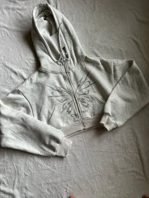 Outcast Clothing Nya Cropped Hoodie Grey thumbnail 4