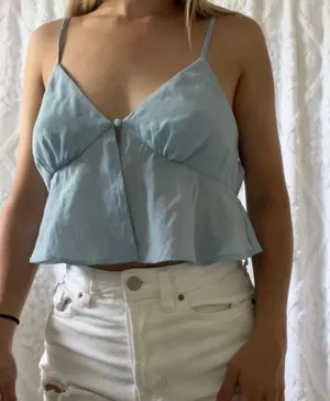 PacSun La Hearts Open Flowy Cropped Cami Top thumbnail 5
