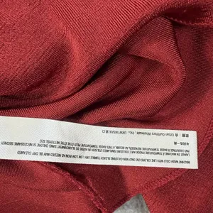 Intimately Free People Women's Large Red Cowl Neck Long Sleeve Cropped Top thumbnail 8
