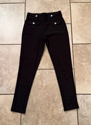 Plaid Pants Black thumbnail 1