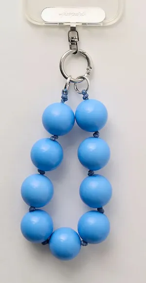 Free People Bauble Phone Wristlet NWT Blue thumbnail 1