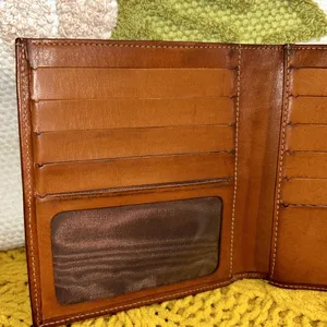 Dooney & Bourke Vintage Leather Wallet w Kisslock Change Section thumbnail 12