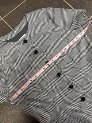 Abercrombie & Fitch A&F Mara Short-Sleeve Vest Mini Dress Plaid Grey Gray Small thumbnail 10