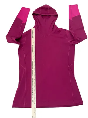 Arc'teryx Women's Fuchsia RHO Hoody Active Outdoor Hiking Camping thumbnail 5