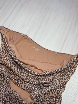Aerie Ribbed Leopard Print Cut-Out One-Piece Swimsuit thumbnail 5