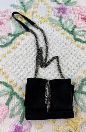 ZARA WOMAN cowhide‎ leather Chain Shoulder Bag Evening Crossbody thumbnail 1