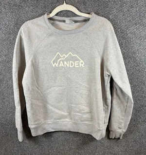 Columbia "Wander" Pullover Crewneck Gray‎ Womens Medium thumbnail 1