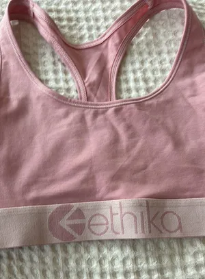 Ethika NWT Dusty Rose Sports Bra thumbnail 4