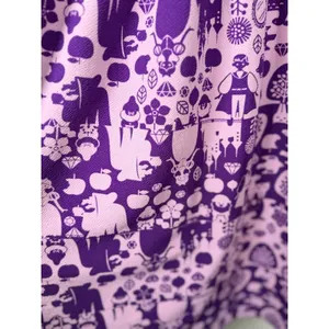 LuLaRoe Amelia Dress Womens XL Purple Snow White Disney‎ Princess Pockets Skater thumbnail 6