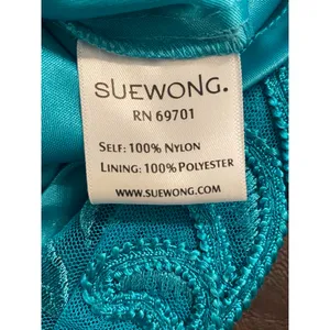 Sue Wong Teal Embroidered‎ Lace Sheath Dress Sz 10 Cocktail Formal Wedding Prom thumbnail 8